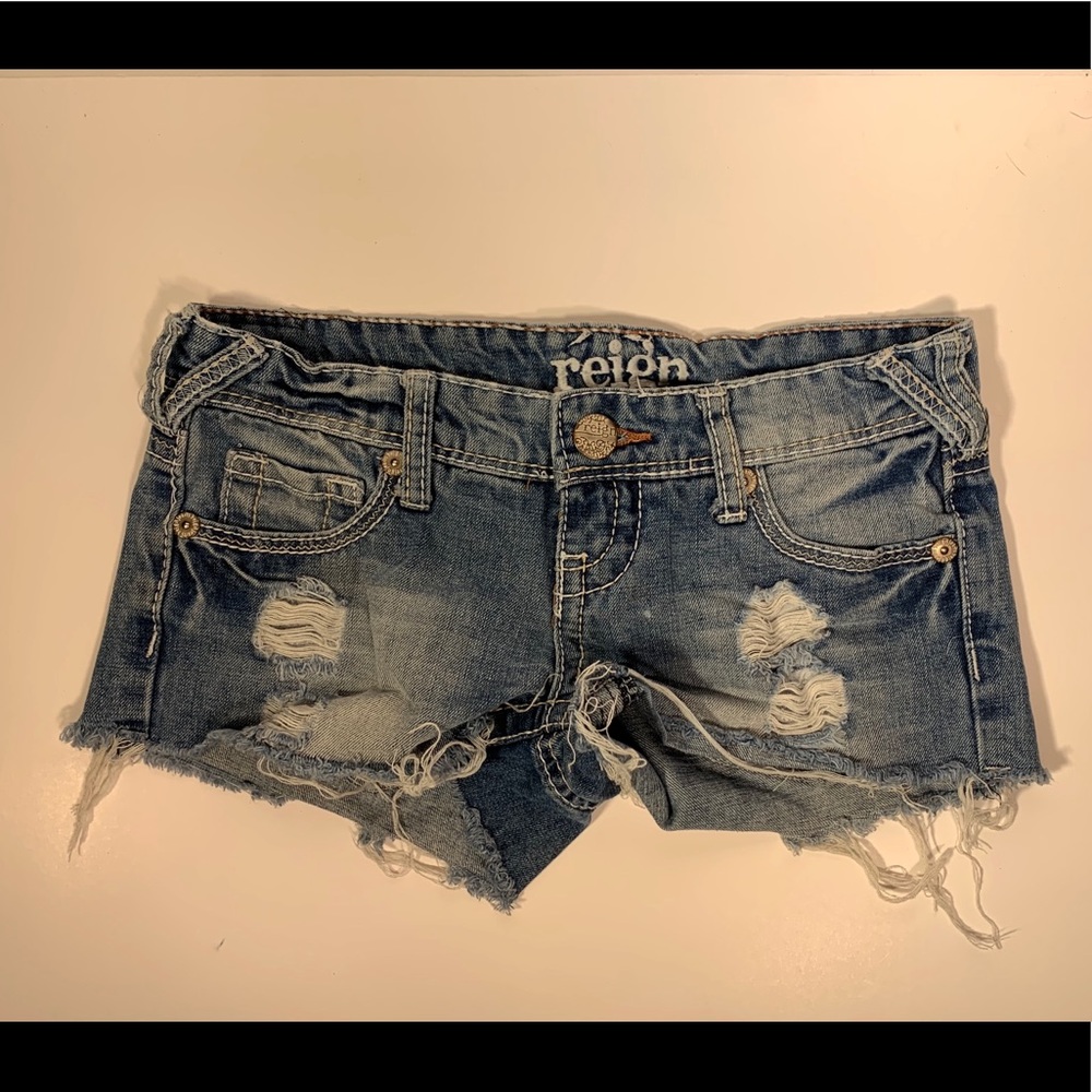 Reign denim shorts